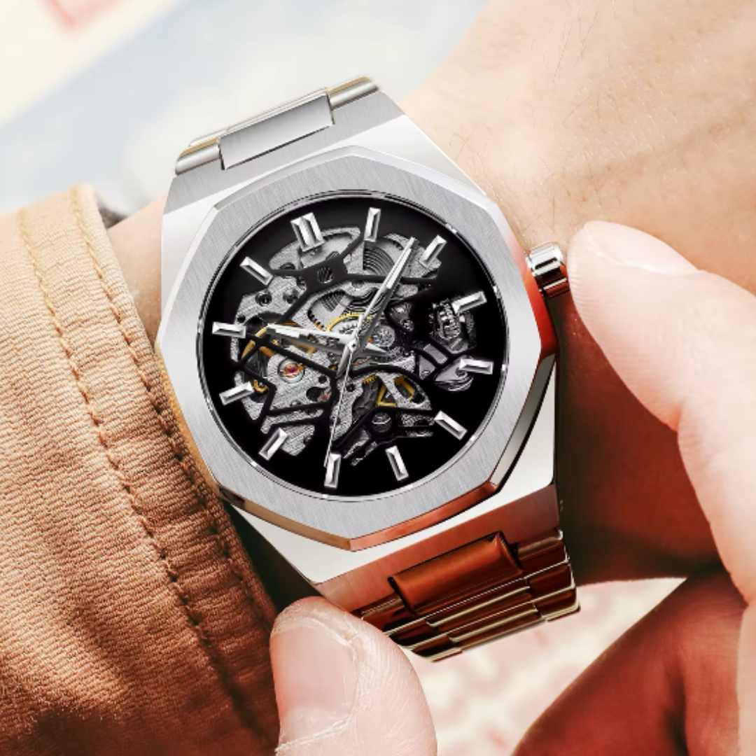 Calvaro Automatic Skeleton Watch-Watches-Calvaro-ByCalvaro
