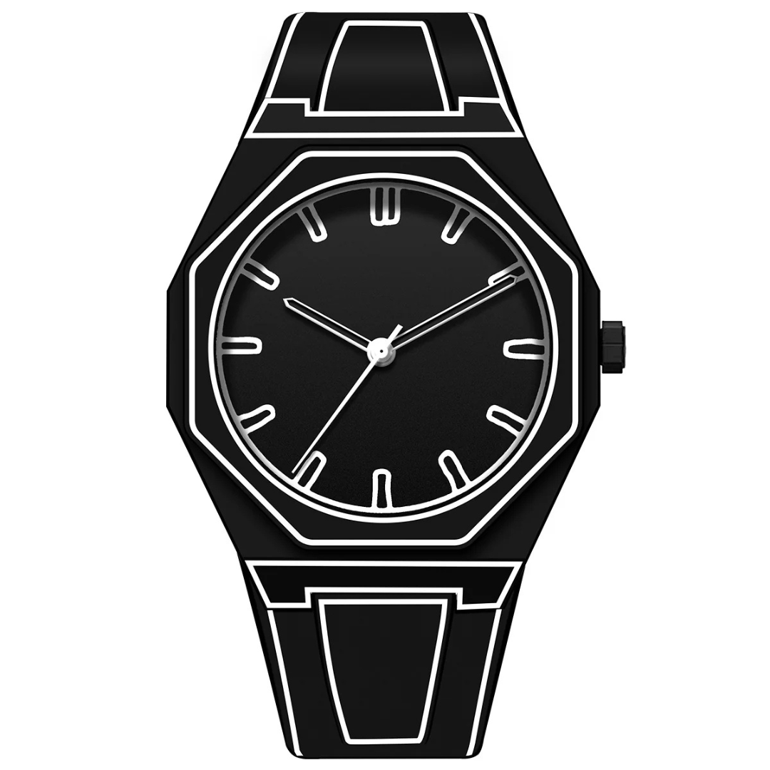Calvaro Haval Sketch Watch-Watches-Calvaro-Black-ByCalvaro