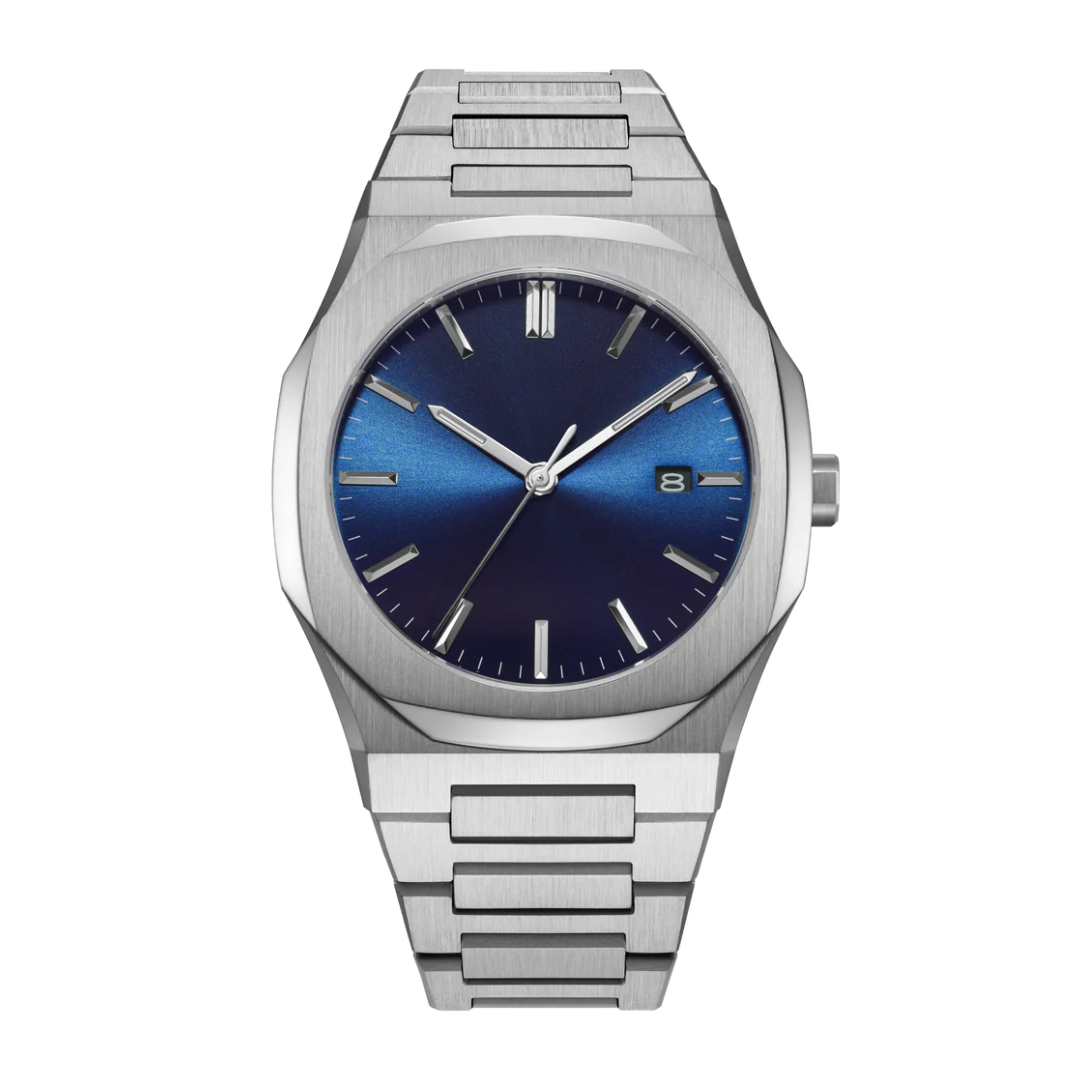 Calvaro Silver Core Ultra Watch-Watches-Calvaro-Blue-ByCalvaro