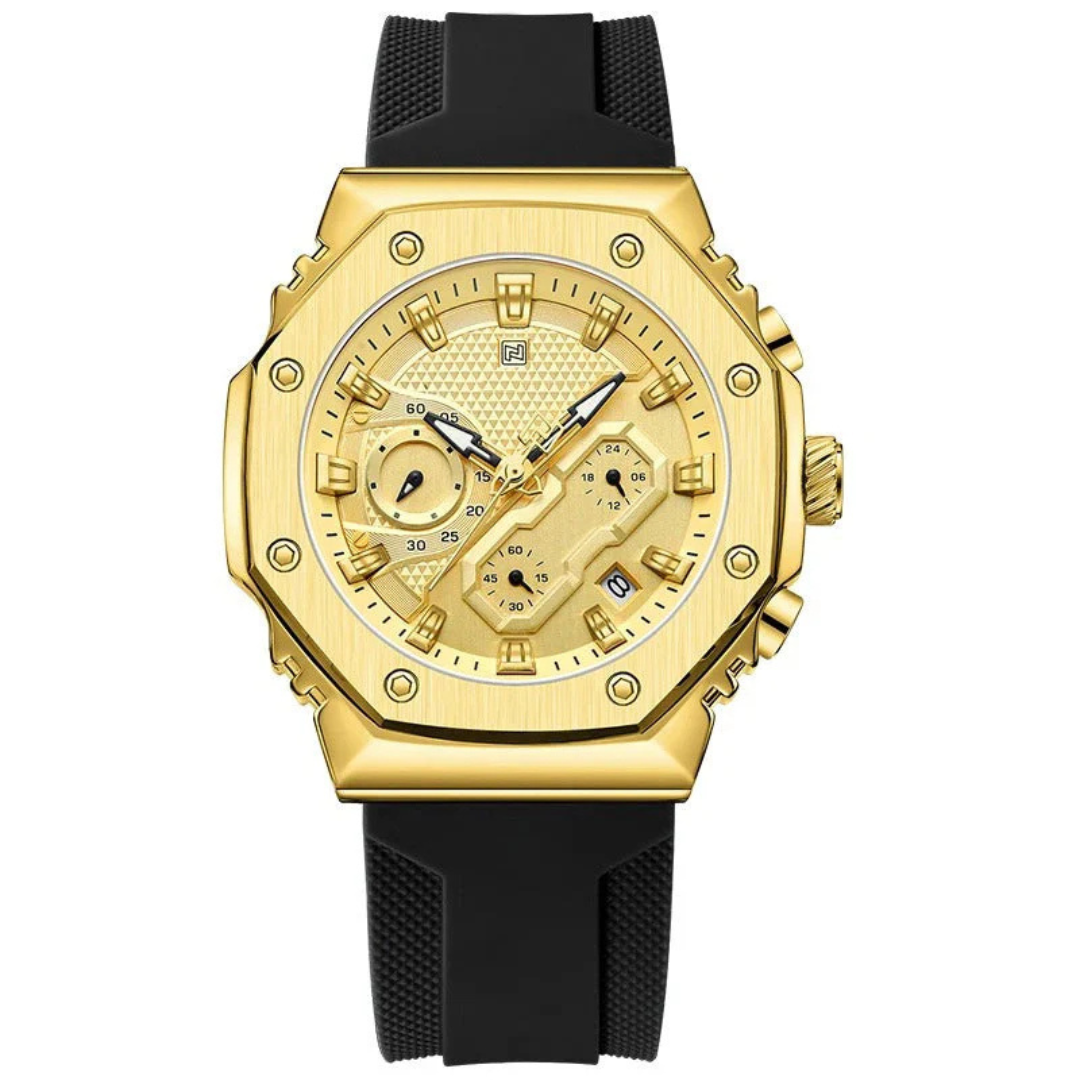 Calvaro Sport Quartz Chronograph Watch-Watches-Calvaro-Gold-ByCalvaro