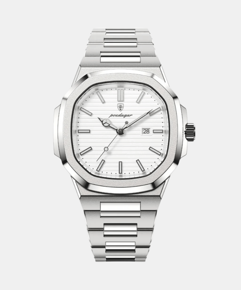 Calvaro Waterproof Luminous Quartz-Watches-Calvaro-White-ByCalvaro