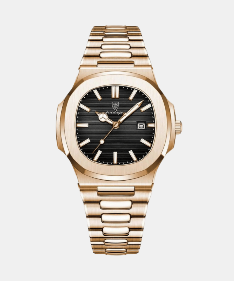 Calvaro Waterproof Luminous Quartz-Watches-Calvaro-Gold/ Black-ByCalvaro