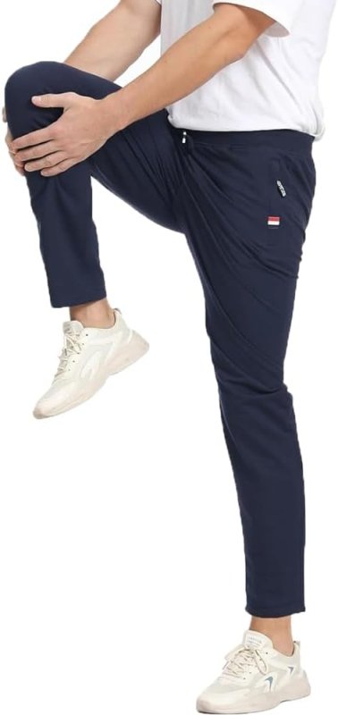 Men's Athletic Drawstring Pants-Pants-Calvaro-ByCalvaro