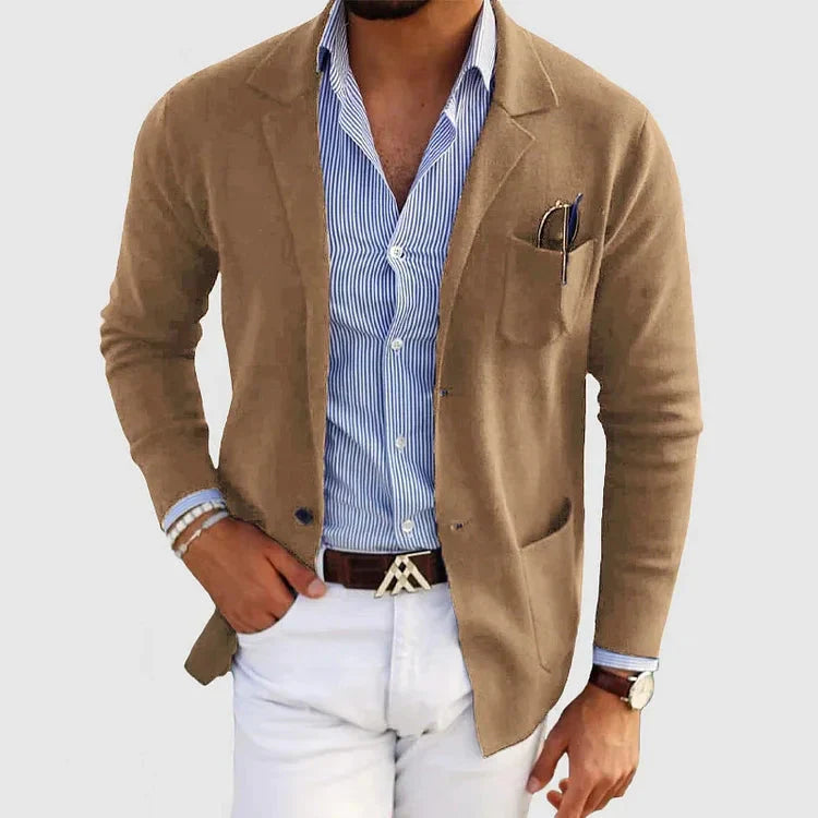 Men’s Casual Blazer Jacket-Men's Blazers-Calvaro-ByCalvaro