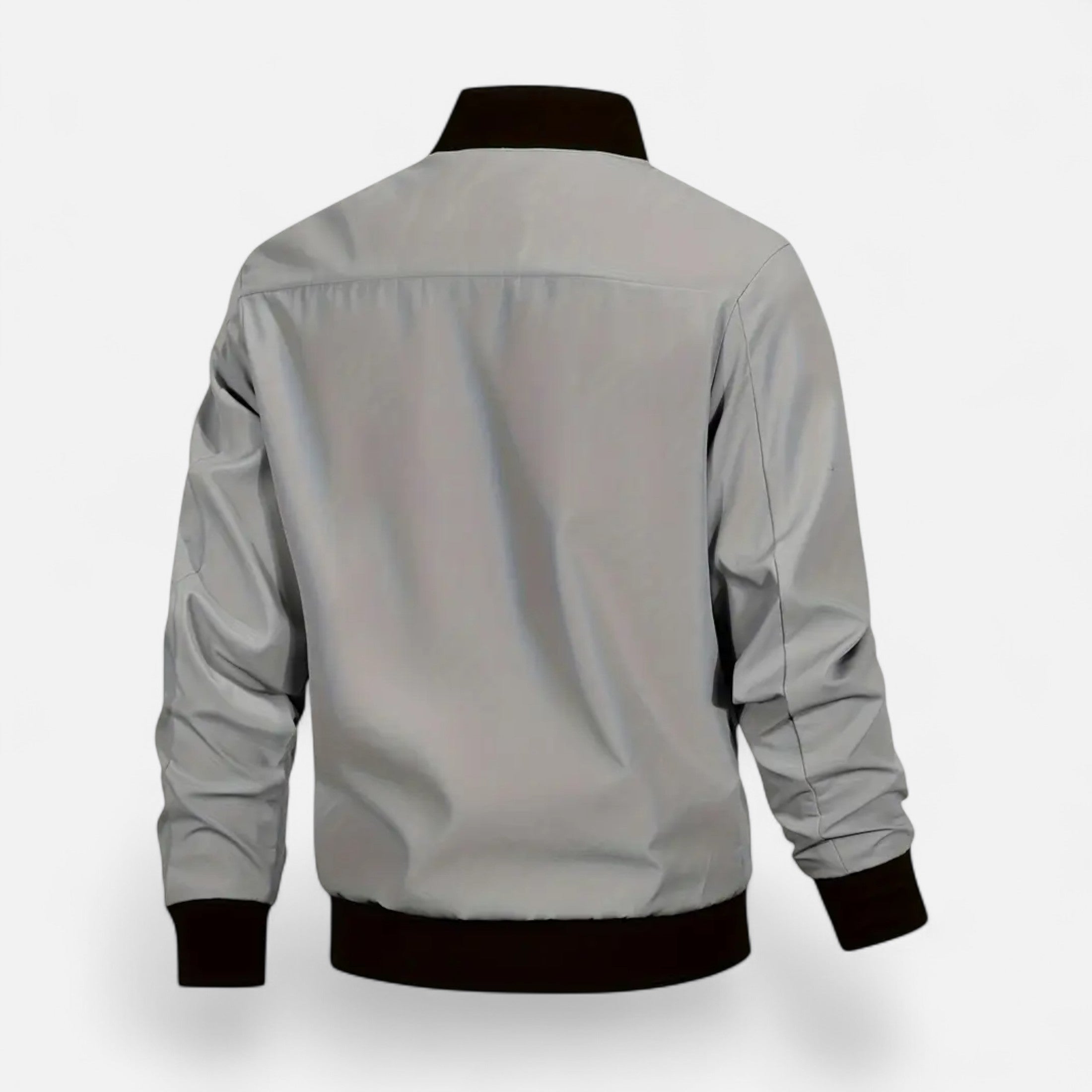 Men’s Classic Bomber Jacket Stand Collar-Jackets-Calvaro-ByCalvaro