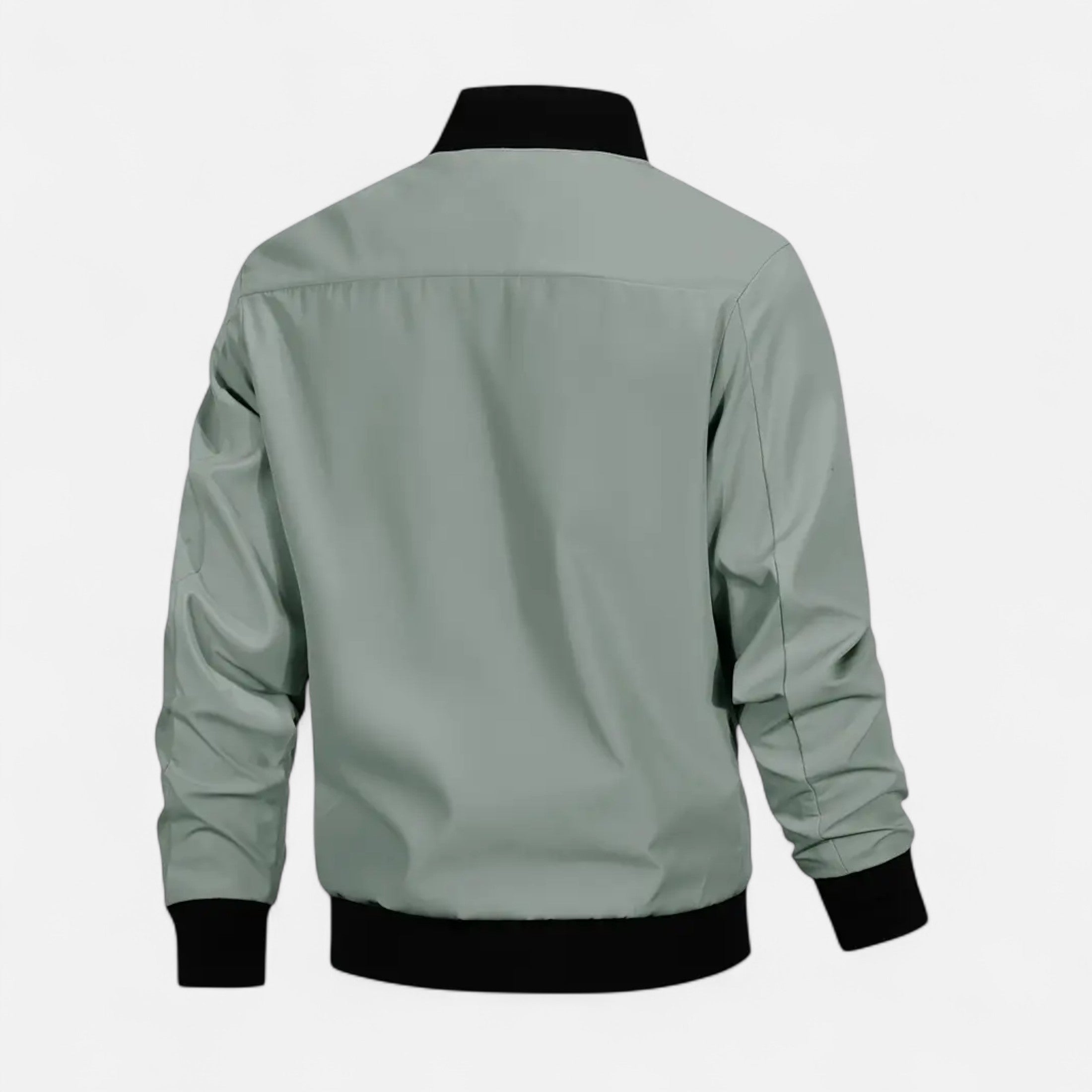 Men’s Classic Bomber Jacket Stand Collar-Jackets-Calvaro-ByCalvaro