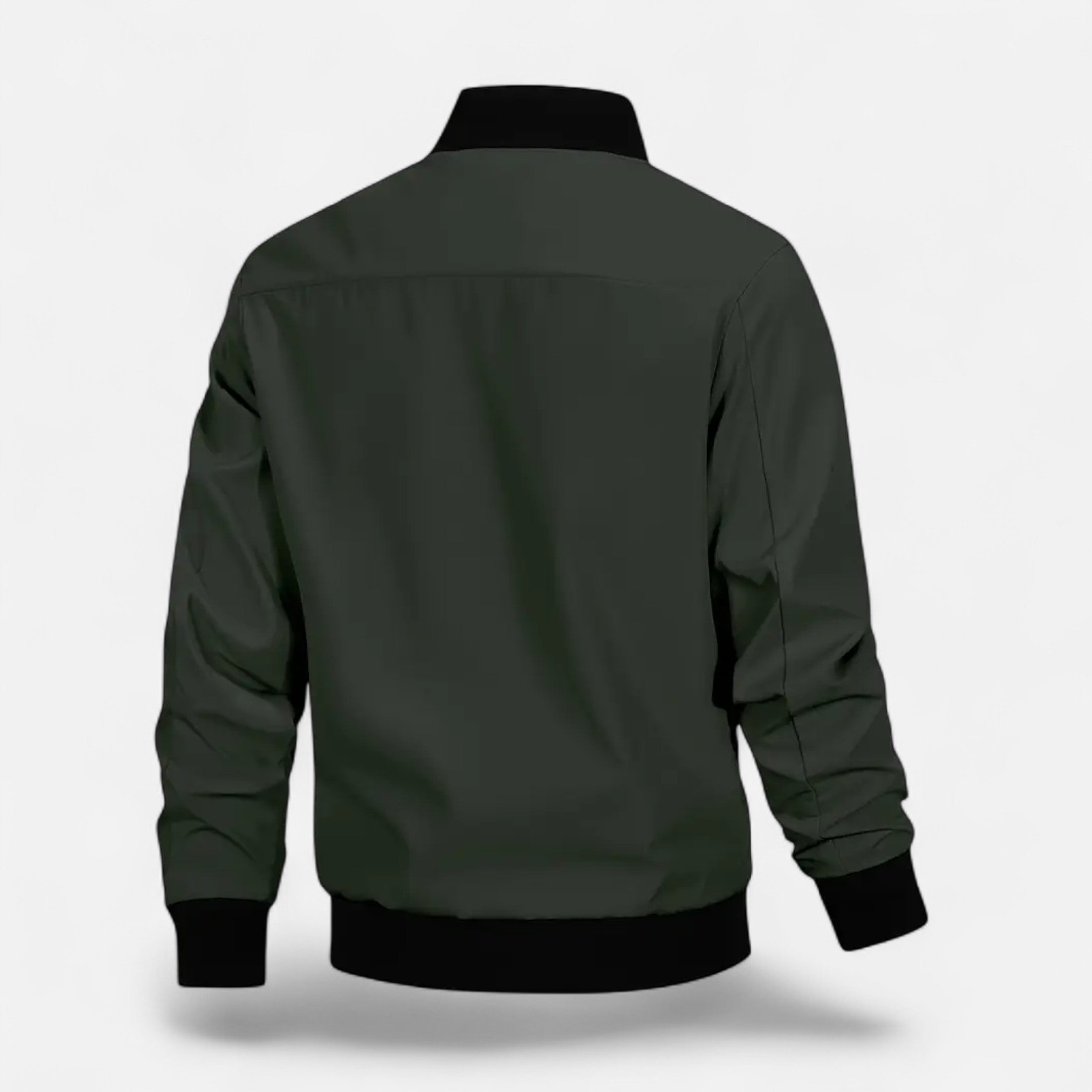 Men’s Classic Bomber Jacket Stand Collar-Jackets-Calvaro-ByCalvaro