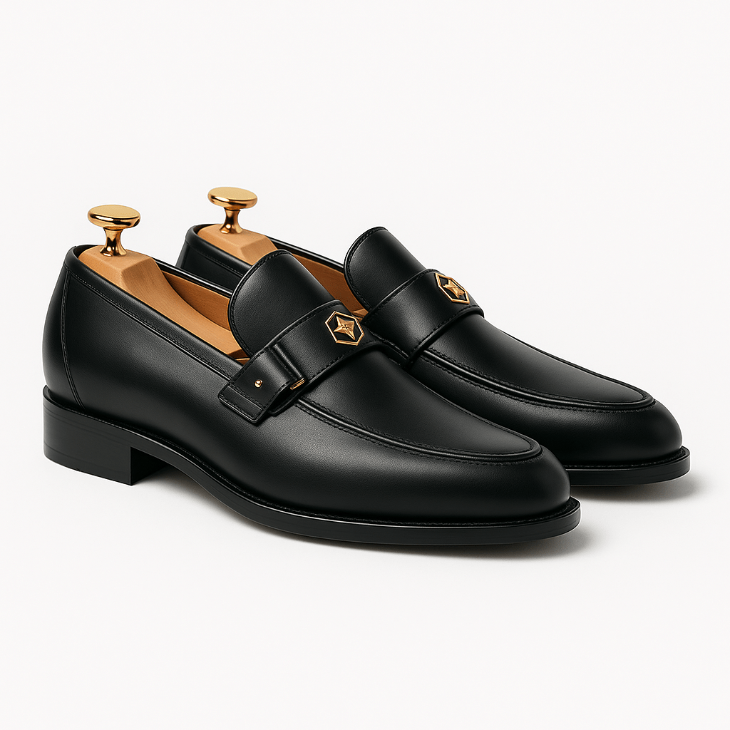 Men's Classic Elegance Penny Loafers-Loafers-Calvaro-ByCalvaro