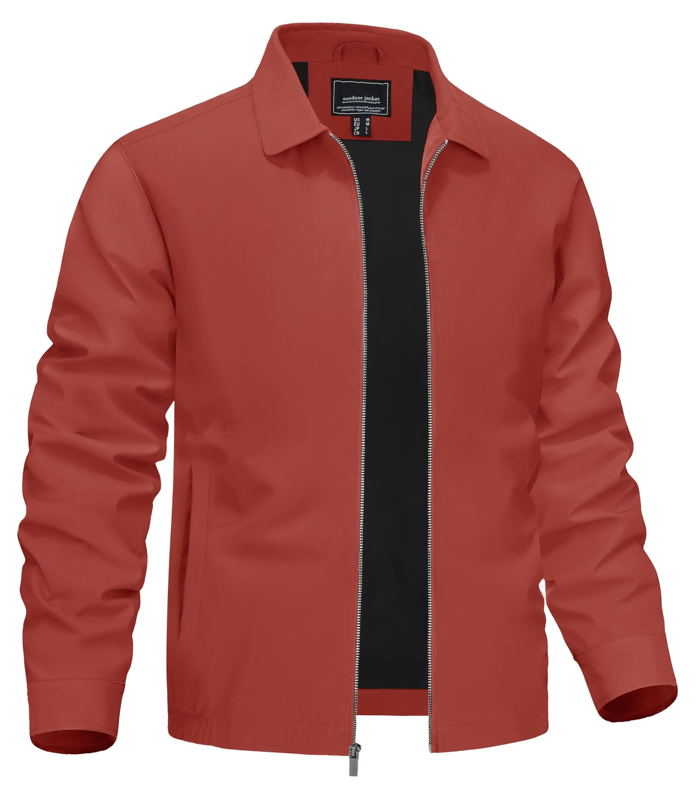 Men's Classic Lightweight Jacket with Pockets-Men's Jackets-Calvaro-ByCalvaro