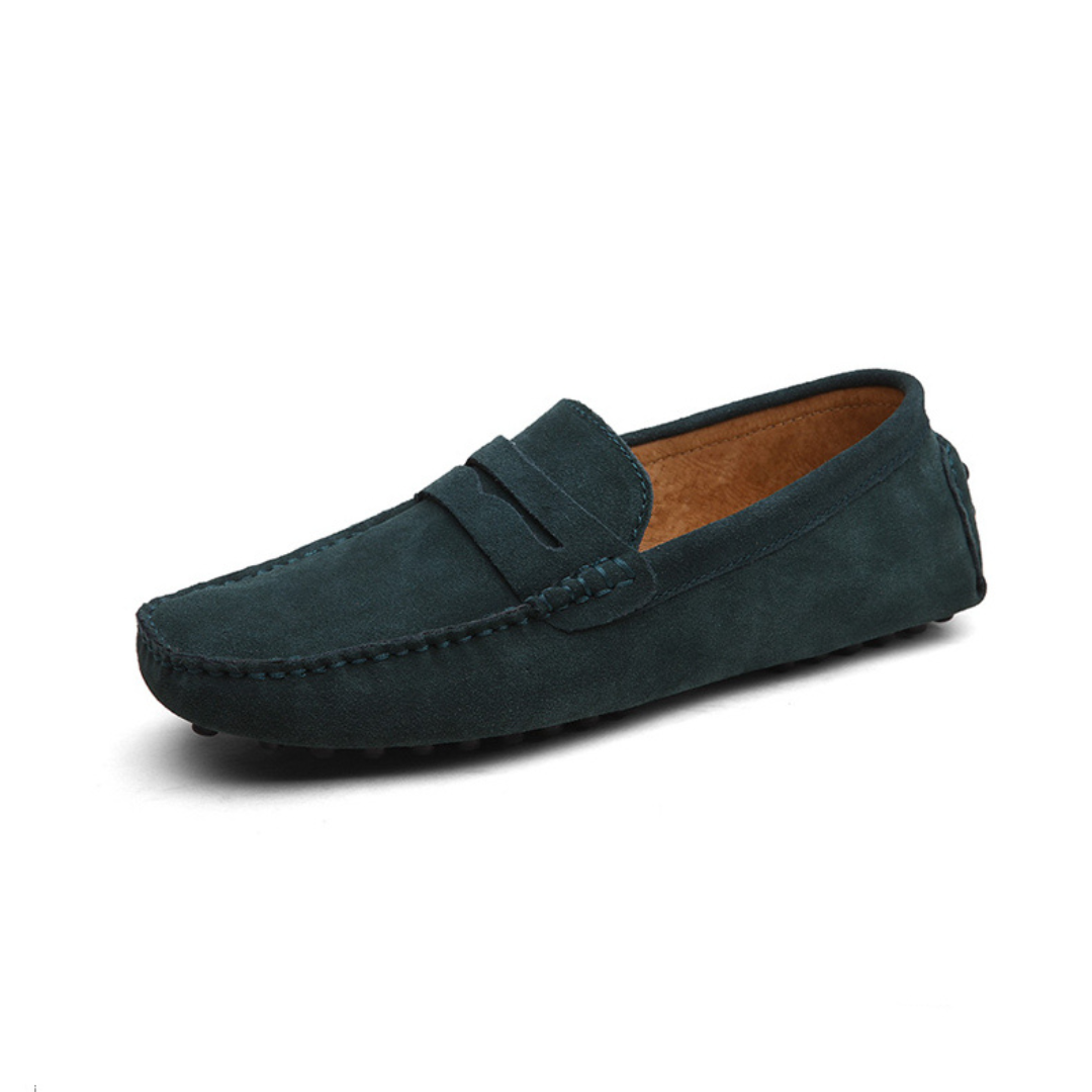 Men’s Classic Moc Toe Slip-On Loafers-Men's Shoes-ByCalvaro-ByCalvaro