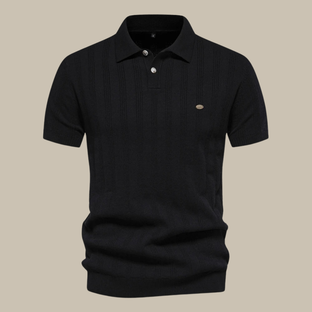 Men’s Classic Short Sleeve Polo Shirt-Polo Shirts-Calvaro-ByCalvaro