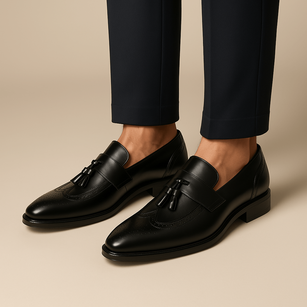 Men’s Classic Tassel Loafers-Men's Shoes-Calvaro-ByCalvaro