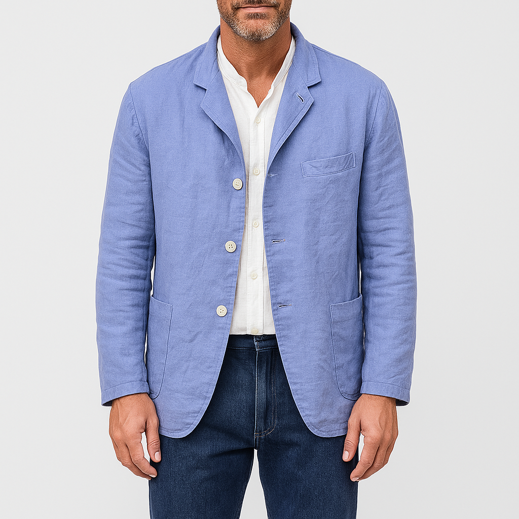 Men's Lightweight Smart Casual Blazer-Blazers-Calvaro-ByCalvaro