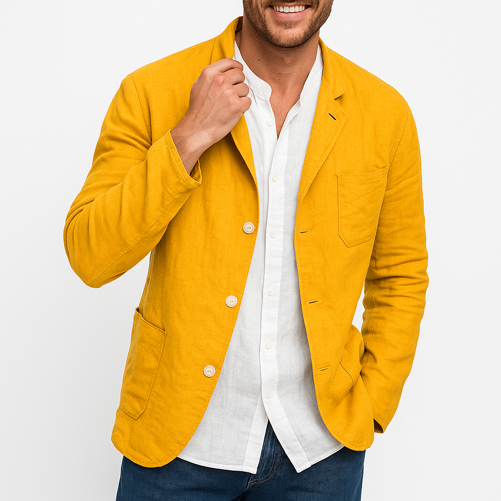 Men's Lightweight Smart Casual Blazer-Blazers-Calvaro-ByCalvaro