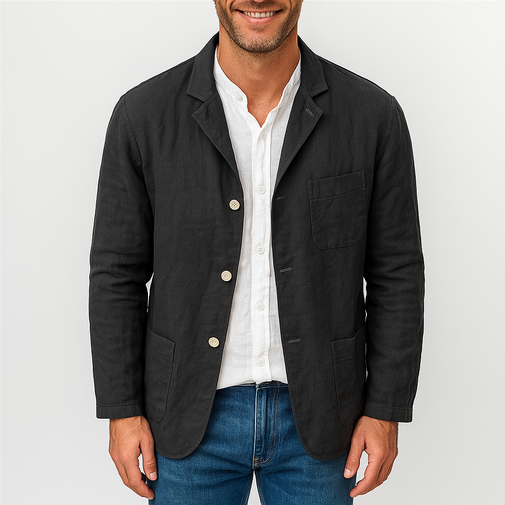 Men's Lightweight Smart Casual Blazer-Blazers-Calvaro-ByCalvaro