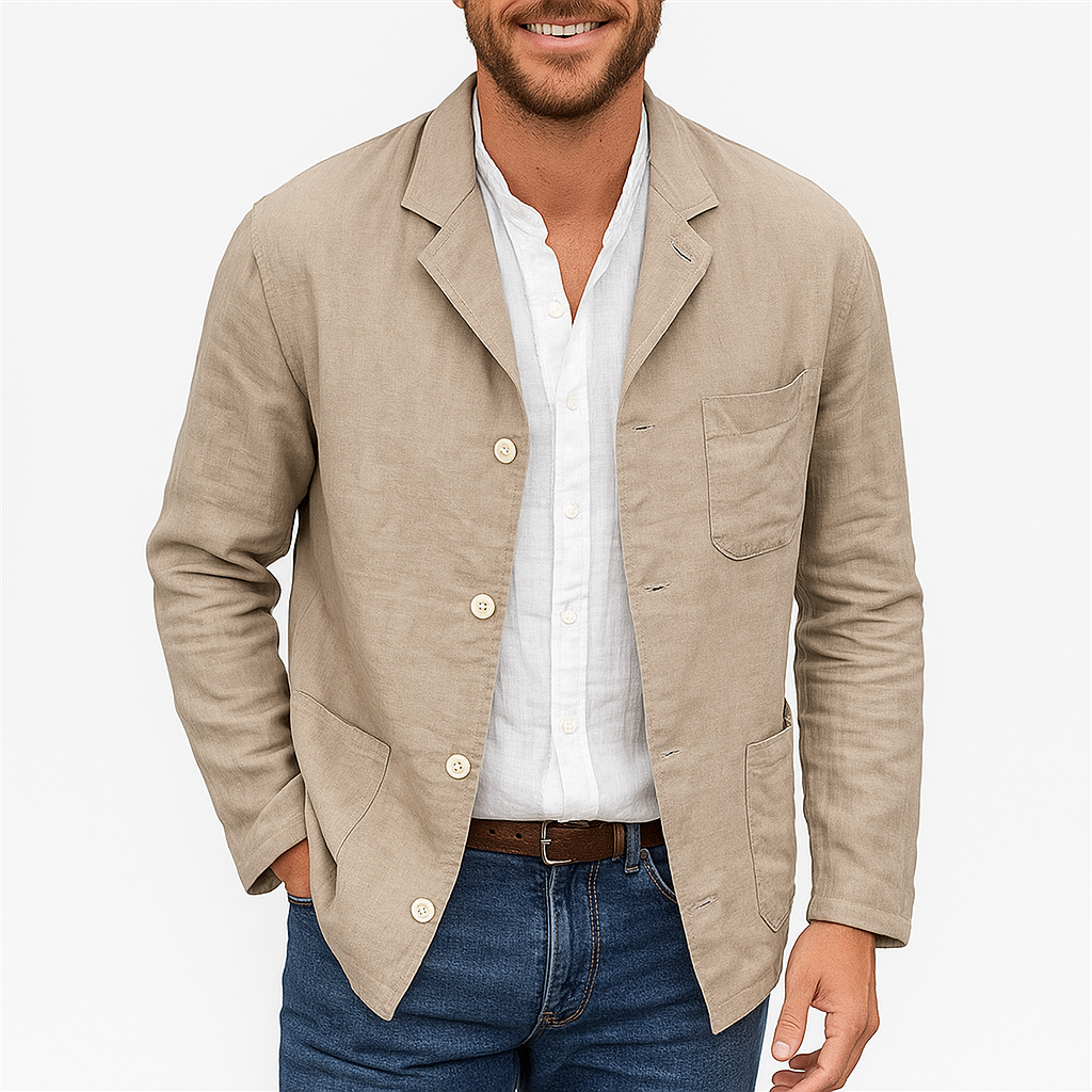 Men's Lightweight Smart Casual Blazer-Blazers-Calvaro-ByCalvaro