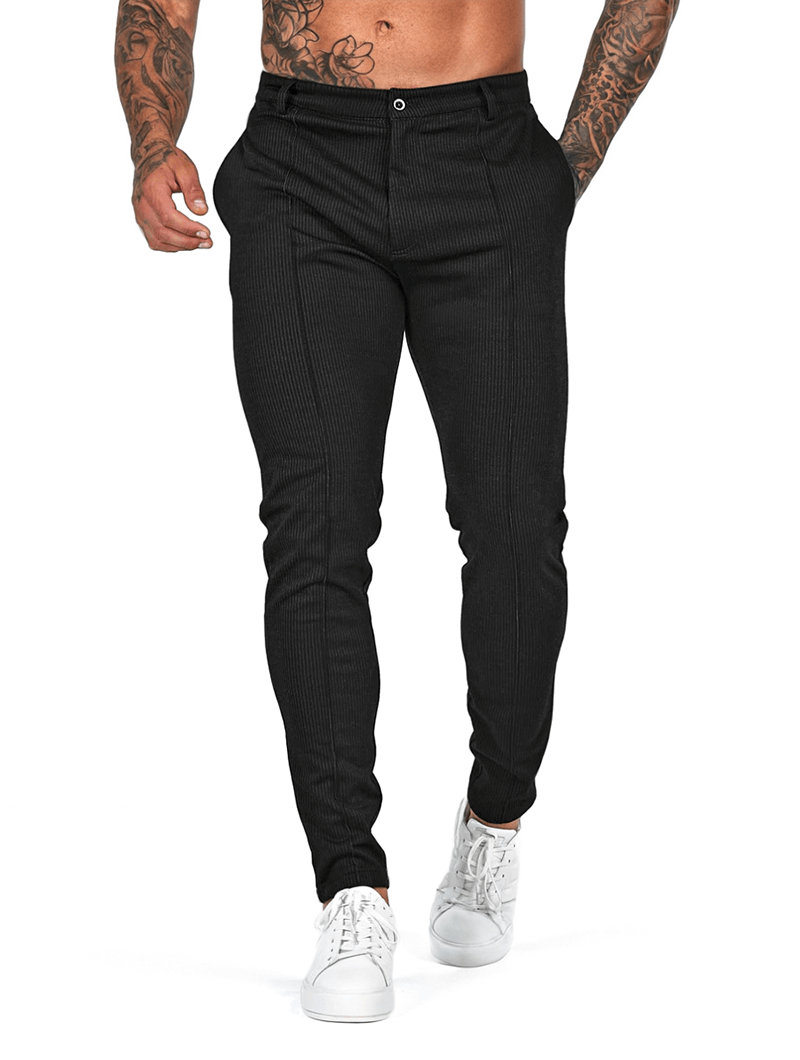 Men's Modern Fit Cargo Pants-Trousers-Calvaro-ByCalvaro