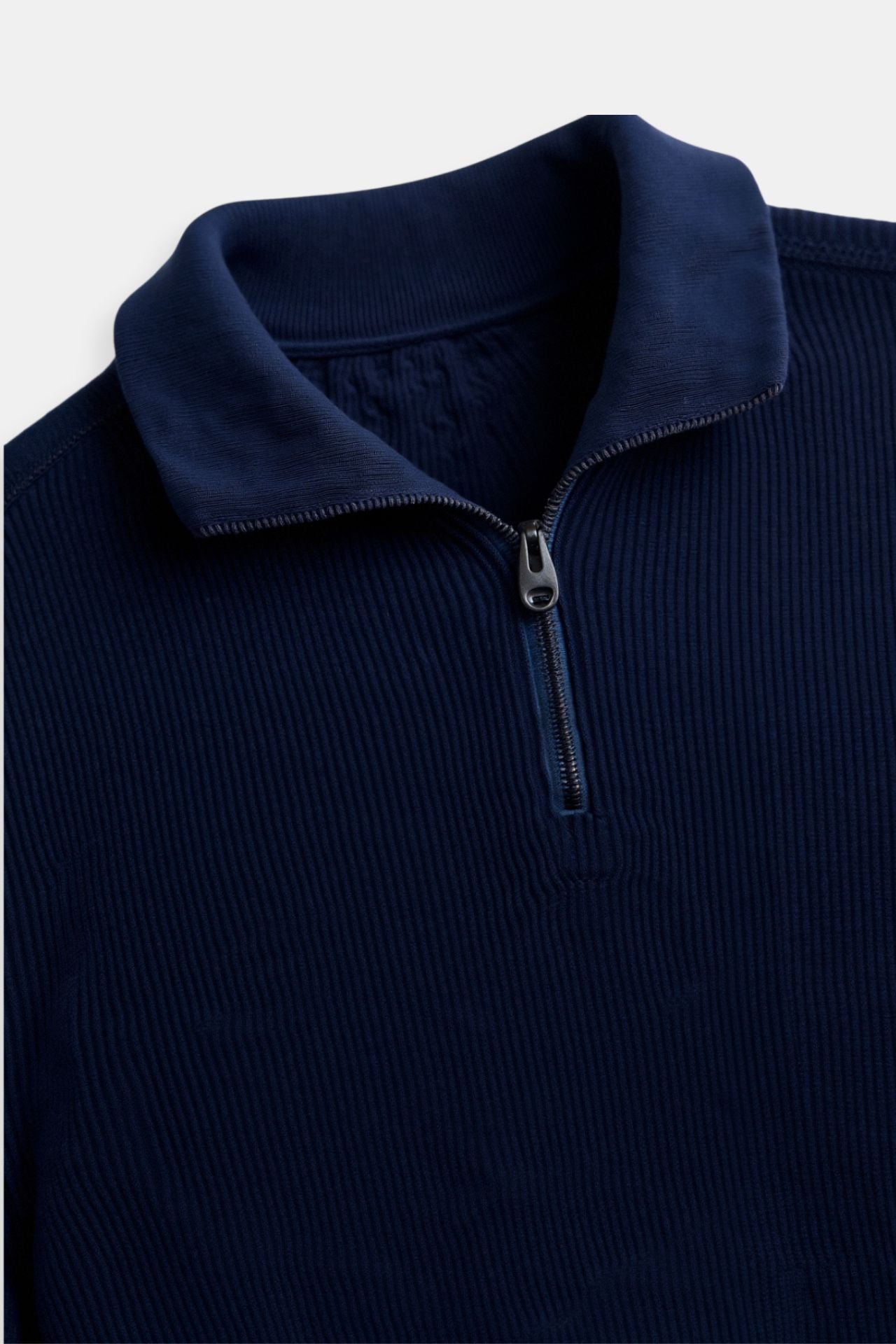 Men’s Quarter Zip Knit Sweater High Collar-Men's Sweaters-Calvaro-ByCalvaro