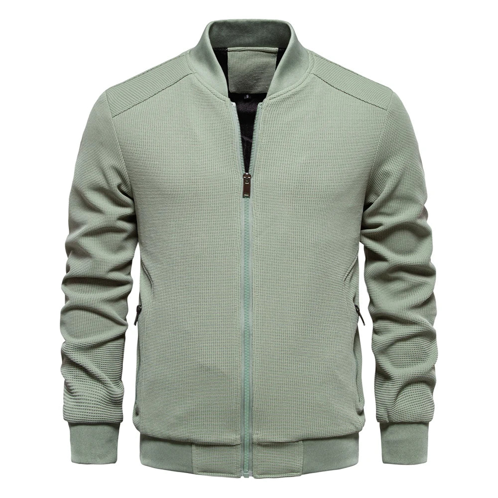 Men’s Refined Casual Jacket-Jackets-Calvaro-Light Green-S-ByCalvaro