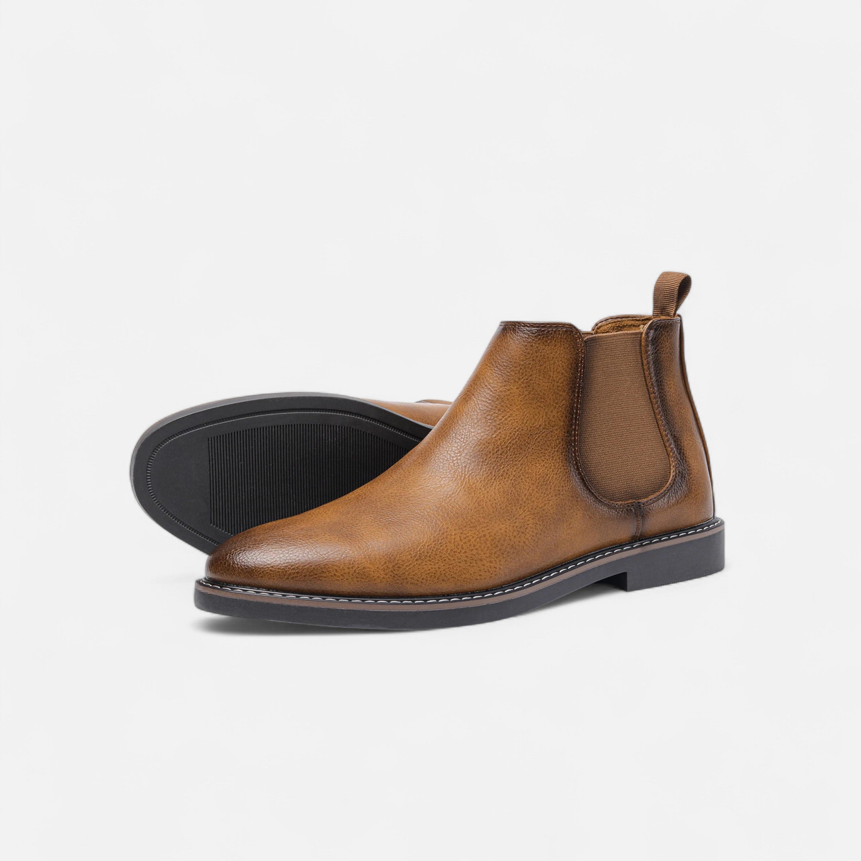 Men’s Retro Style Chelsea Boots-Shoes-Calvaro-ByCalvaro