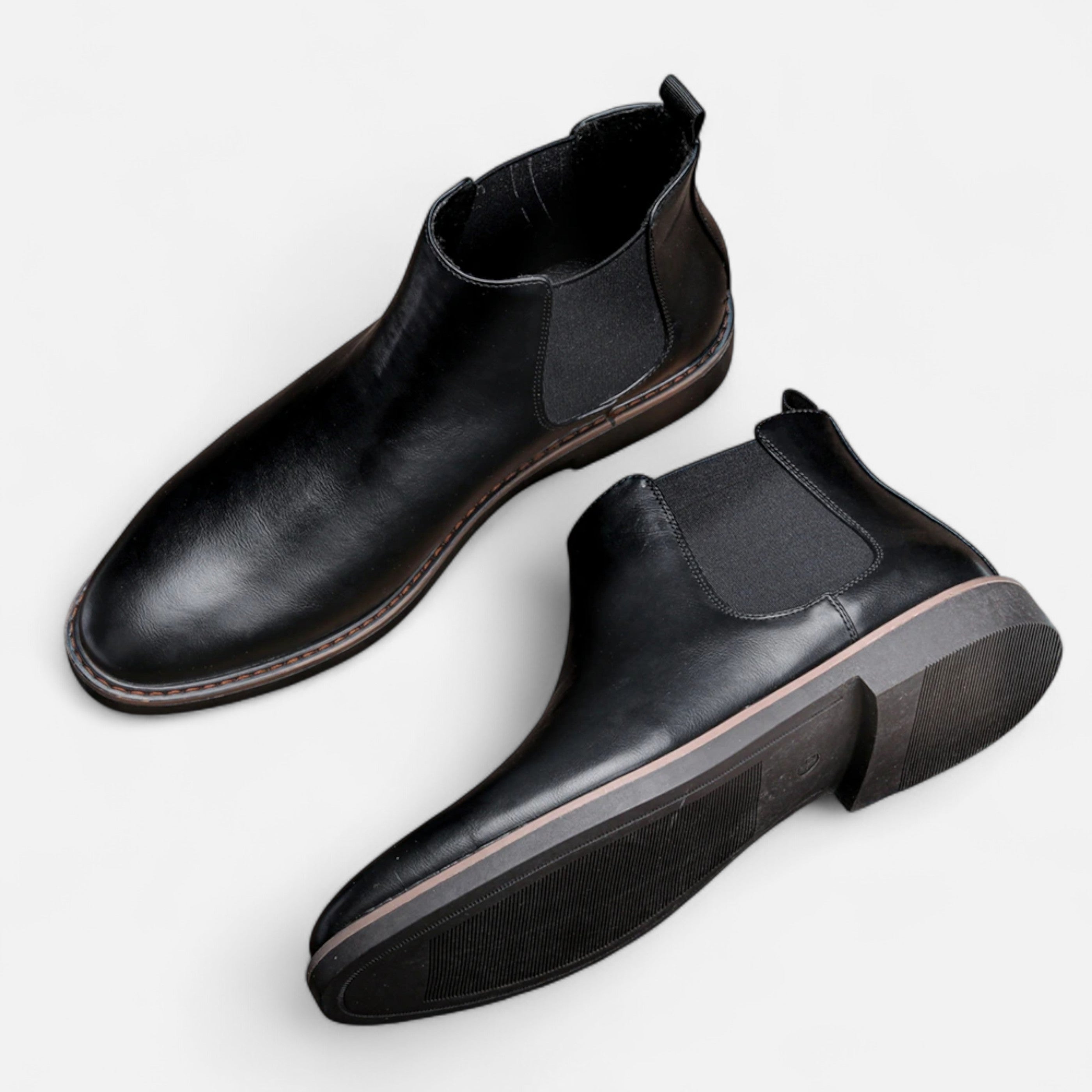 Men’s Retro Style Chelsea Boots-Shoes-Calvaro-ByCalvaro