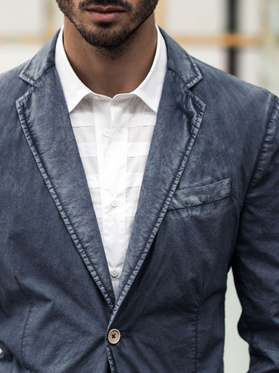 Men's Slim Fit Edge Jacket Fashionable Outerwear-Jackets-Calvaro-ByCalvaro