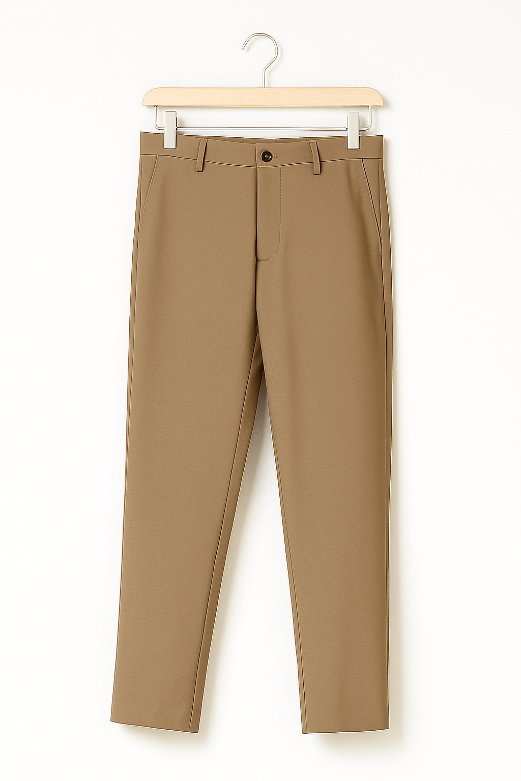 Men’s Stylish Straight Cut Trousers-Trousers-Calvaro-ByCalvaro
