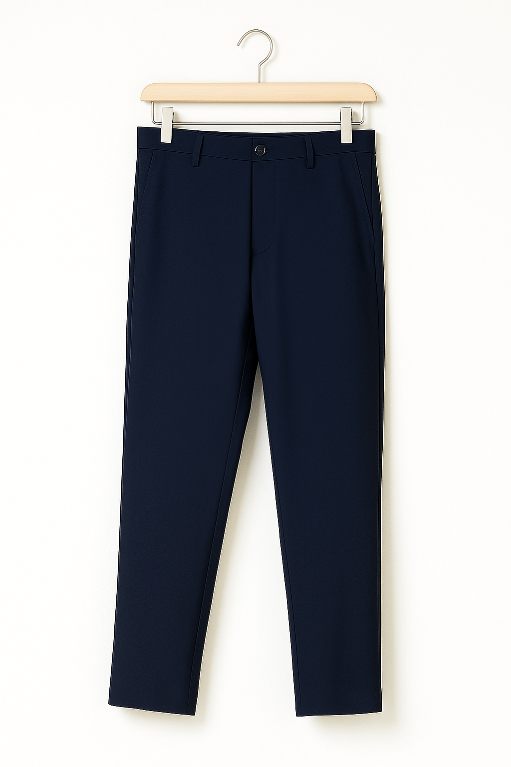 Men’s Stylish Straight Cut Trousers-Trousers-Calvaro-ByCalvaro