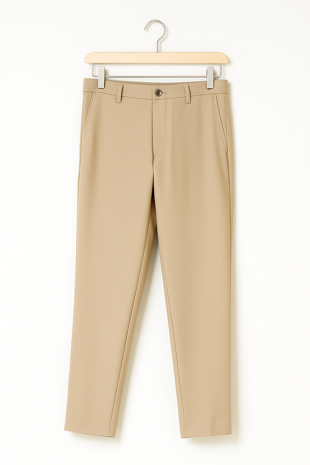 Men’s Stylish Straight Cut Trousers-Trousers-Calvaro-ByCalvaro