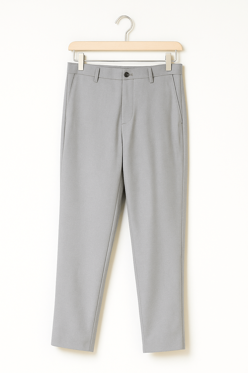 Men’s Stylish Straight Cut Trousers-Trousers-Calvaro-ByCalvaro