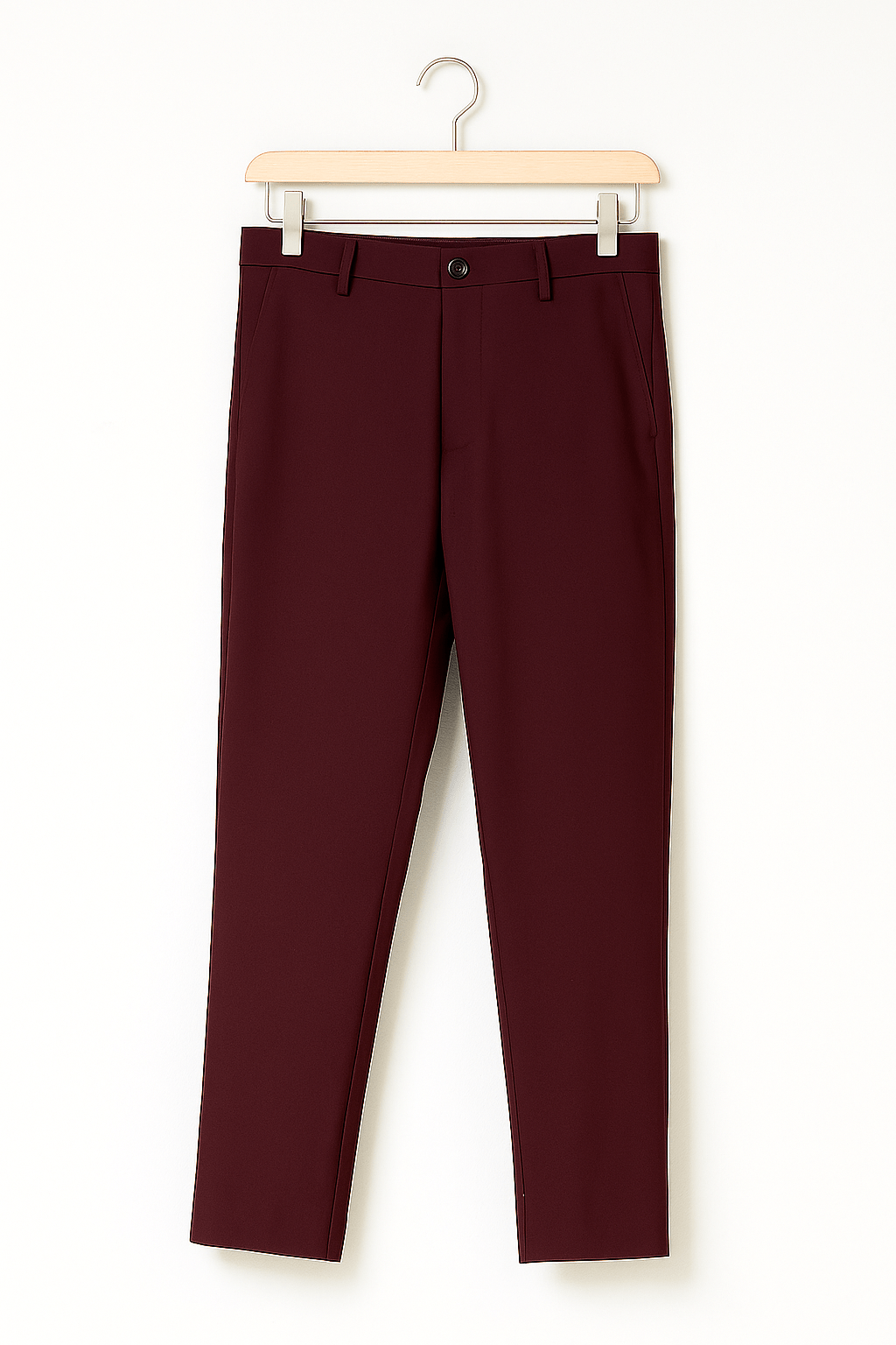 Men’s Stylish Straight Cut Trousers-Trousers-Calvaro-ByCalvaro