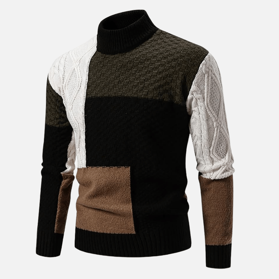 Men’s Sweater Relaxed Crewneck-Sweaters-Calvaro-ByCalvaro