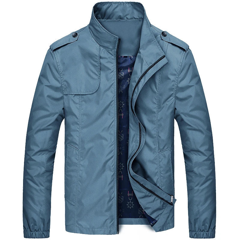 Men's Trendy Lightweight Bomber Jacket-Jackets-Calvaro-ByCalvaro