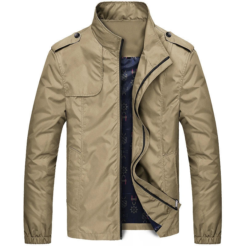 Men's Trendy Lightweight Bomber Jacket-Jackets-Calvaro-ByCalvaro