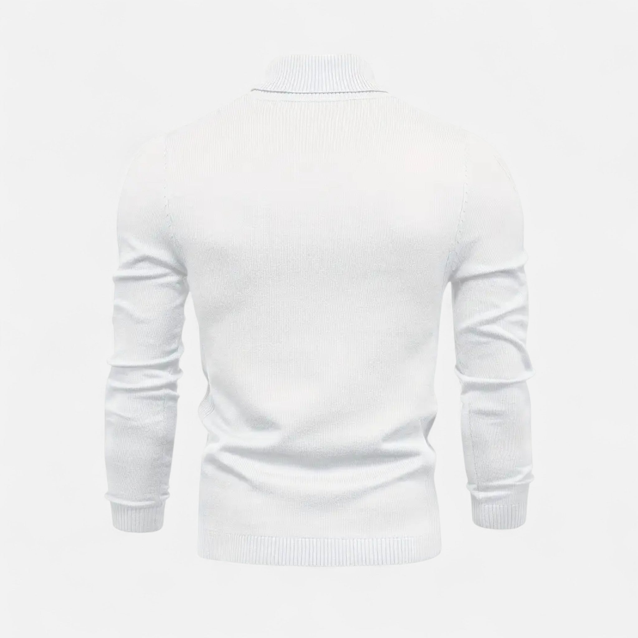 Men’s Turtleneck Sweater Classic Knit-Sweaters-Calvaro-ByCalvaro