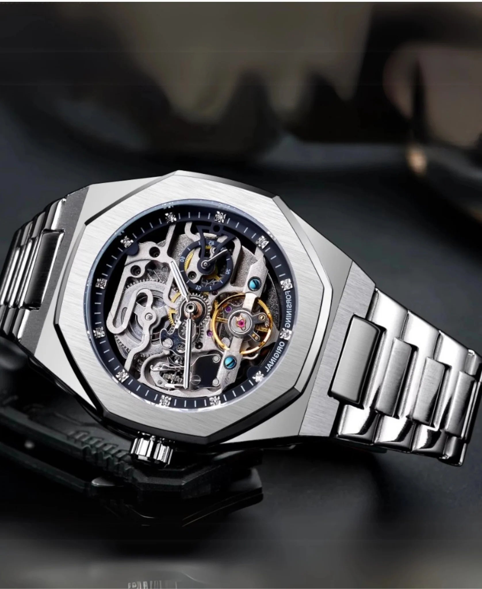 Calvaro Skeleton Mechanical Quartz-Watches-Calvaro-ByCalvaro