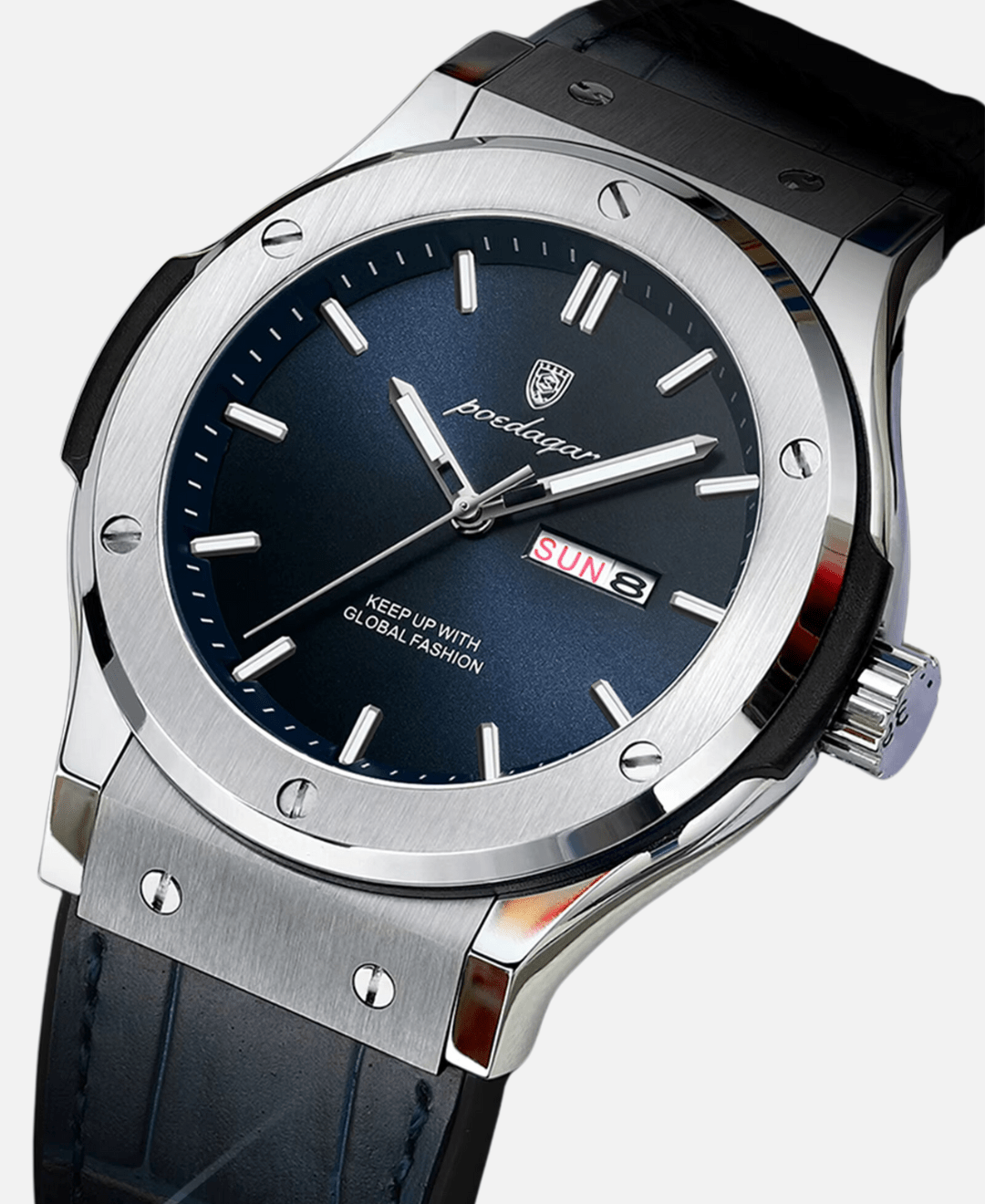 Calvaro Leather Quartz Waterproof-Watches-Calvaro-ByCalvaro