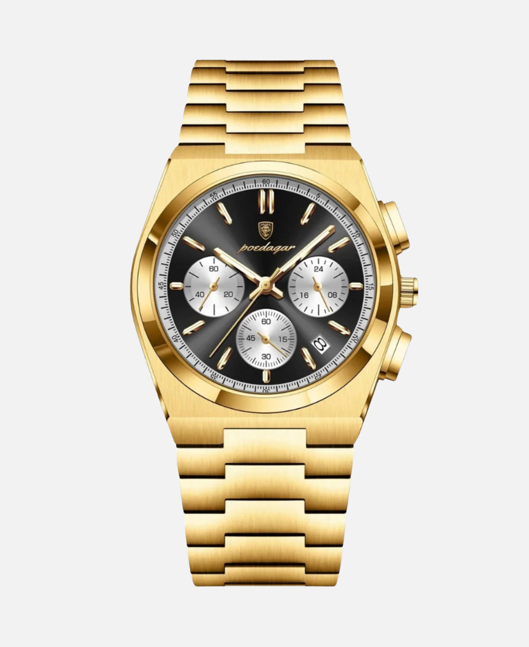 Calvaro Chronograph Quartz Watch-Watches-Calvaro-Gold/ Black-ByCalvaro