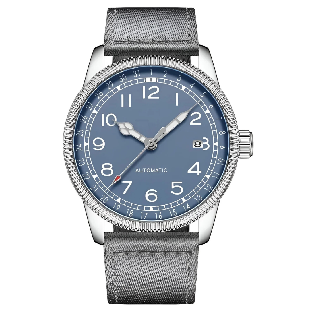 Calvaro Automatic Analog Watch-Watches-Calvaro-Gray-ByCalvaro