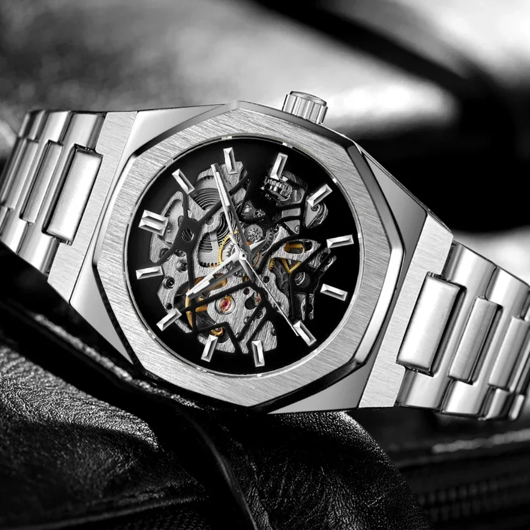 Calvaro Automatic Skeleton Watch-Watches-Calvaro-ByCalvaro