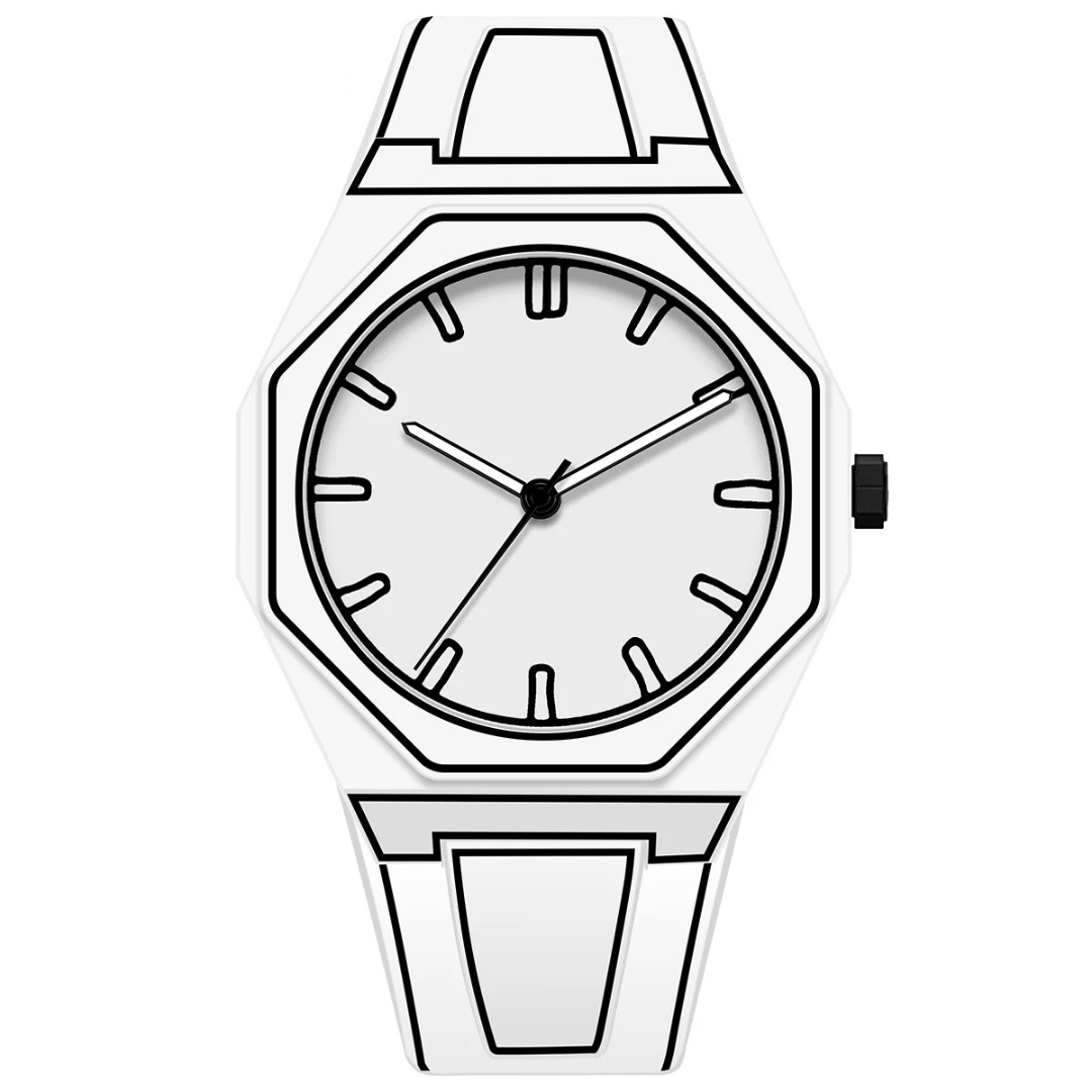 Calvaro Haval Sketch Watch-Watches-Calvaro-White-ByCalvaro