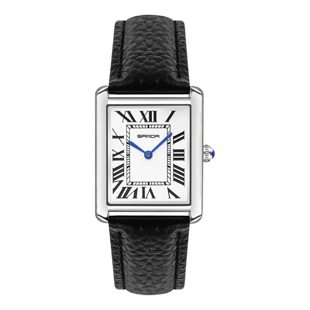 Calvaro Quartz Leather Watch-Watches-Calvaro-Black-ByCalvaro