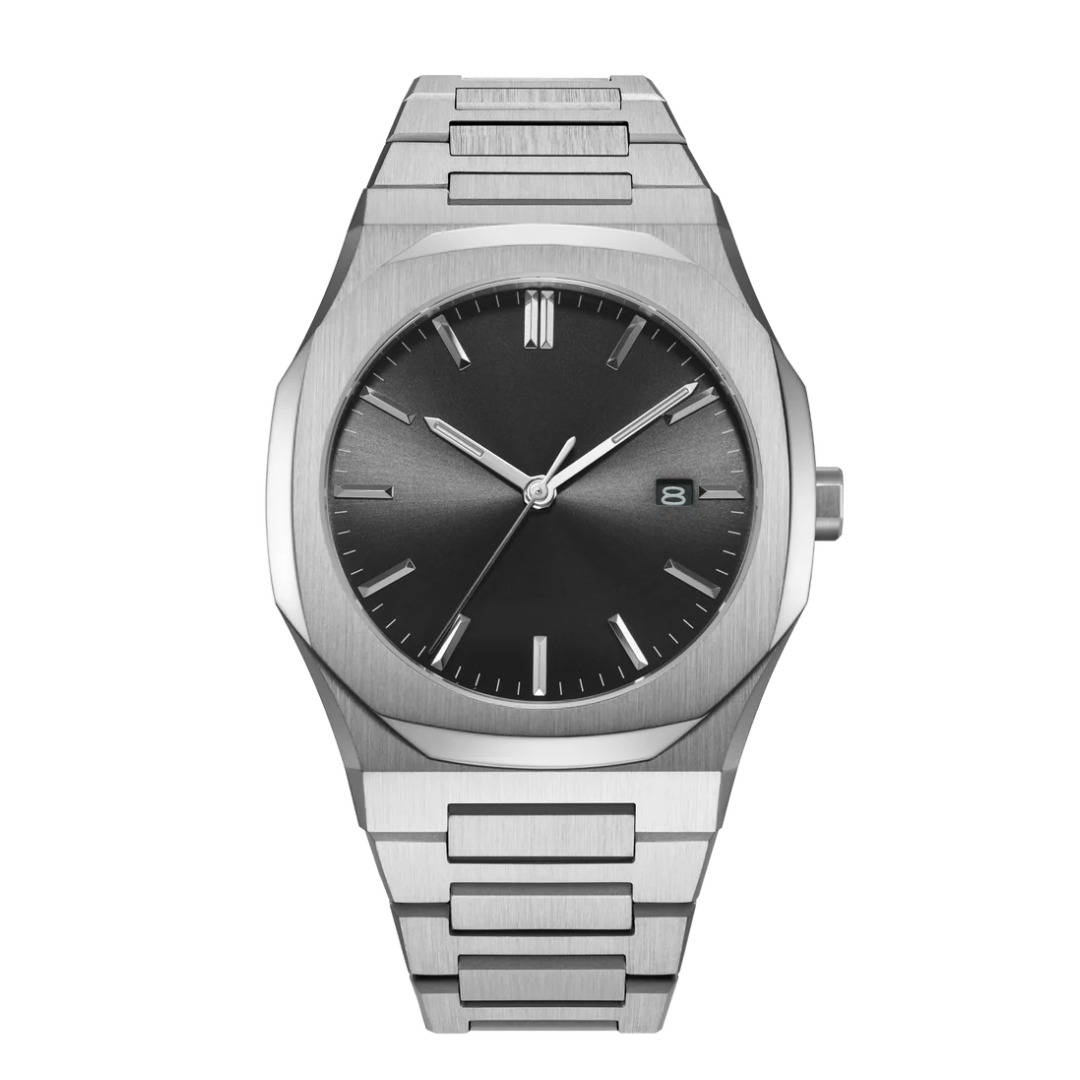Calvaro Silver Core Ultra Watch-Watches-Calvaro-Black-ByCalvaro