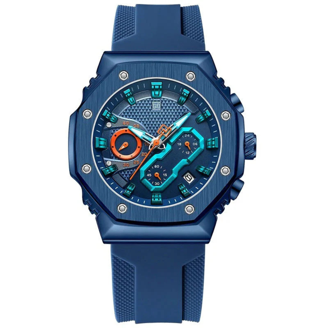 Calvaro Sport Quartz Chronograph Watch-Watches-Calvaro-Blue-ByCalvaro