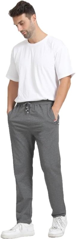 Men's Athletic Drawstring Pants-Pants-Calvaro-ByCalvaro