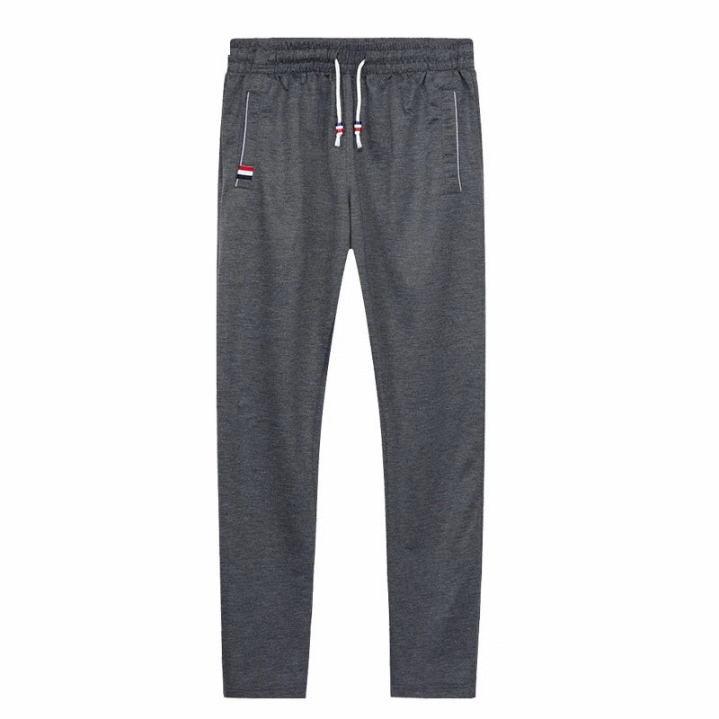 Men's Athletic Drawstring Pants-Pants-Calvaro-Dark Grey-S-ByCalvaro