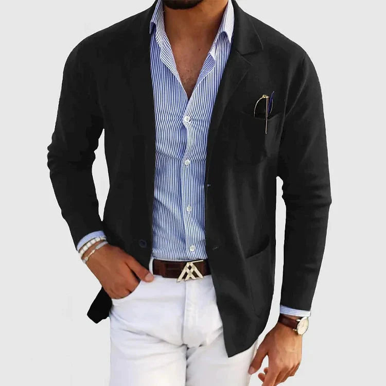 Men’s Casual Blazer Jacket-Men's Blazers-Calvaro-ByCalvaro