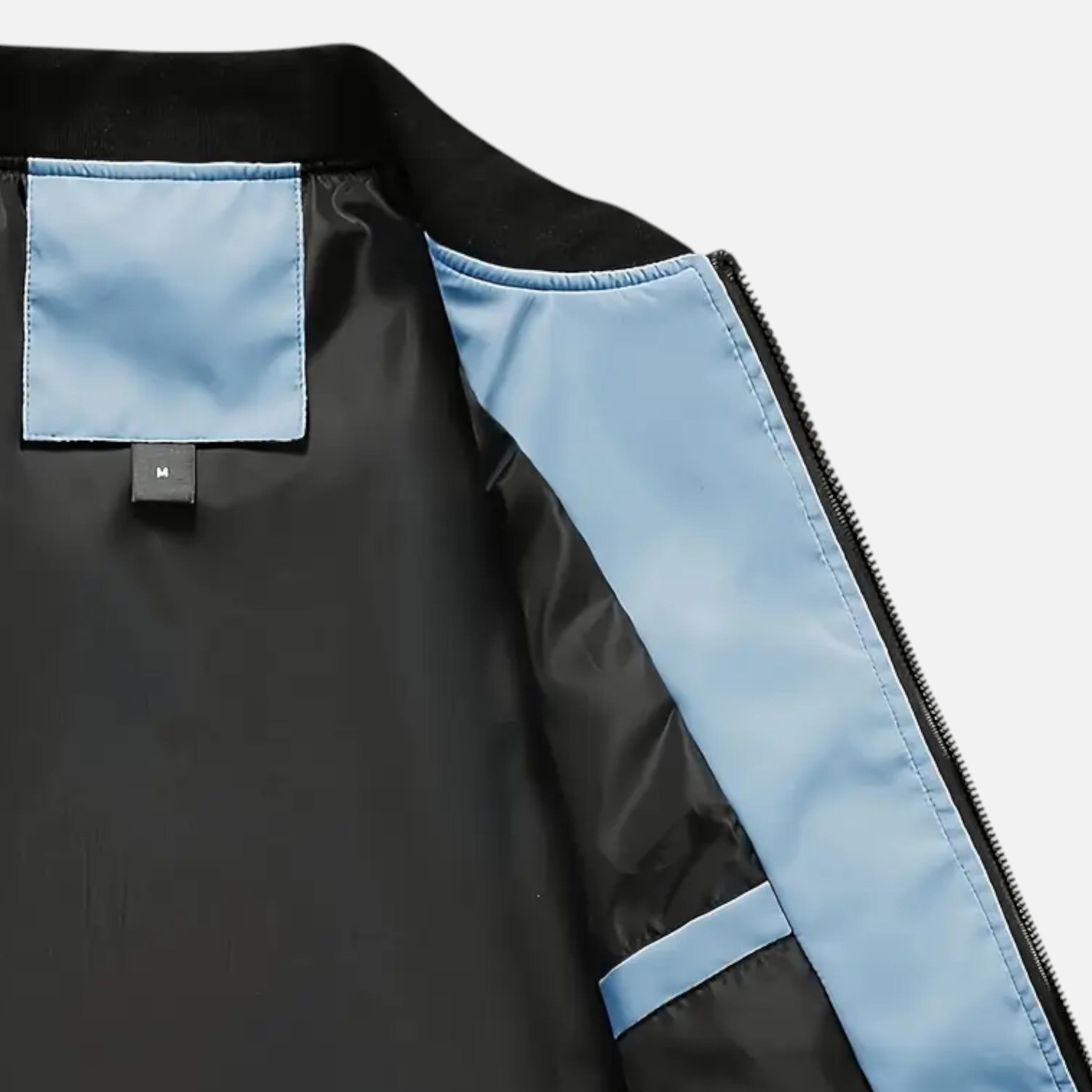 Men’s Classic Bomber Jacket Stand Collar-Jackets-Calvaro-ByCalvaro