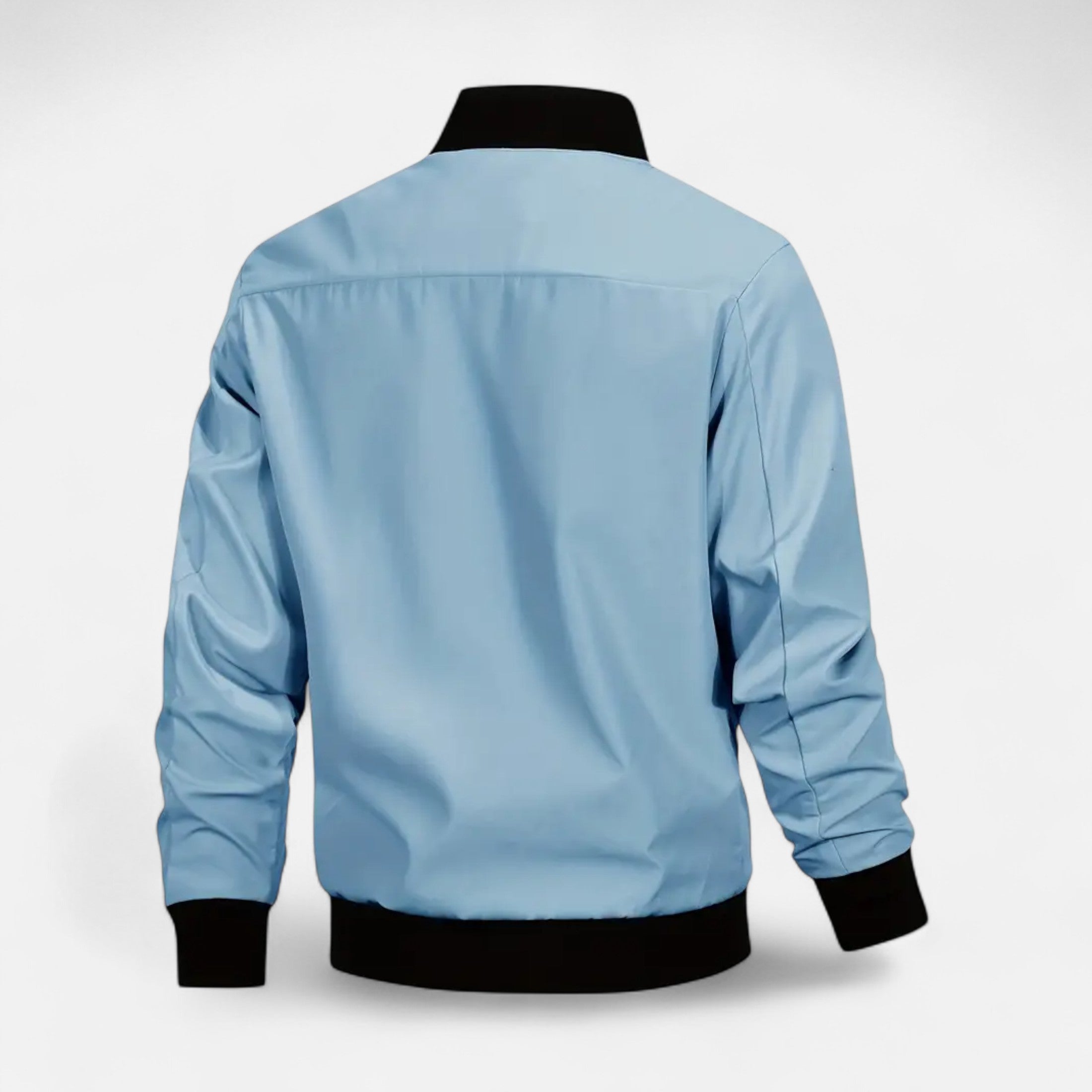 Men’s Classic Bomber Jacket Stand Collar-Jackets-Calvaro-ByCalvaro