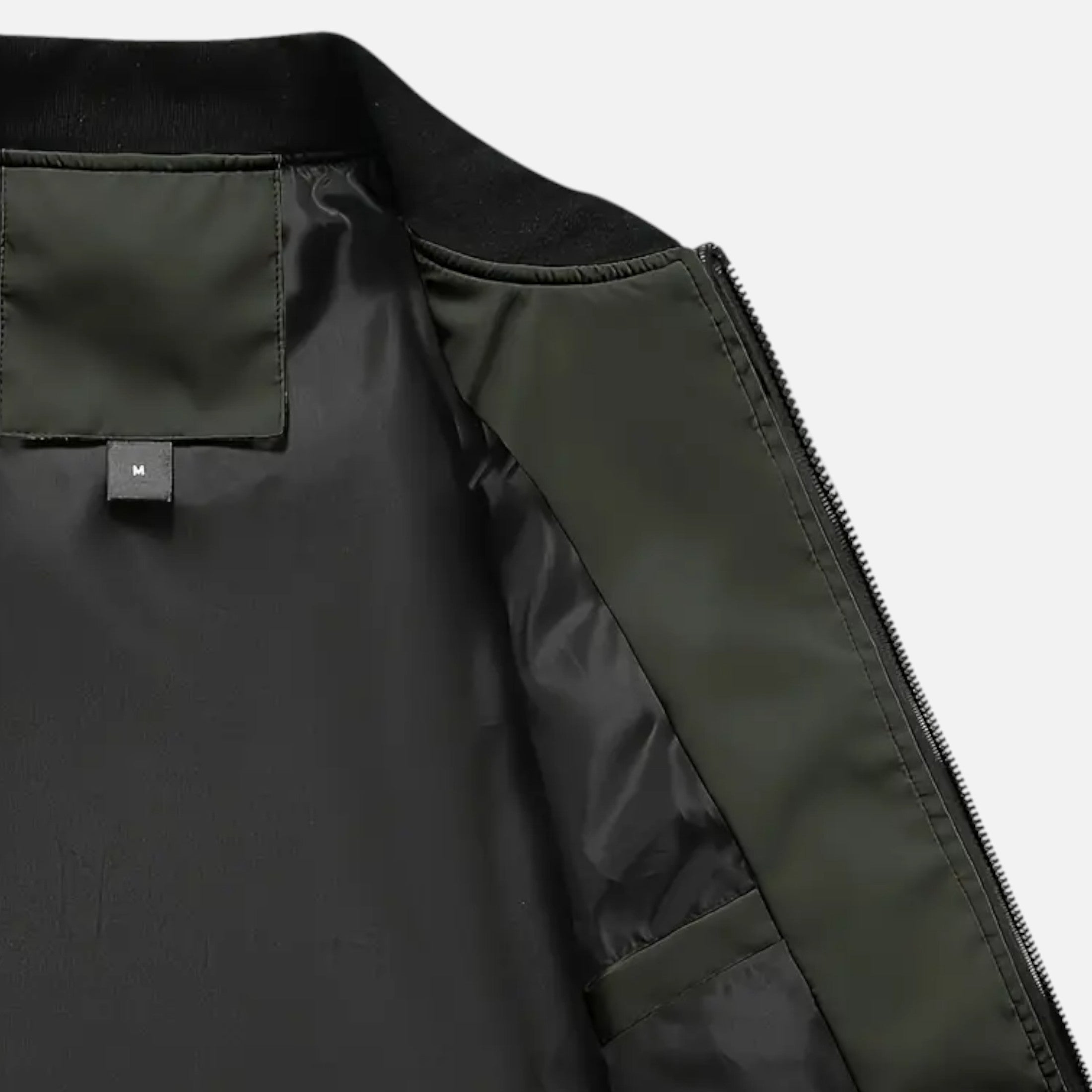 Men’s Classic Bomber Jacket Stand Collar-Jackets-Calvaro-ByCalvaro